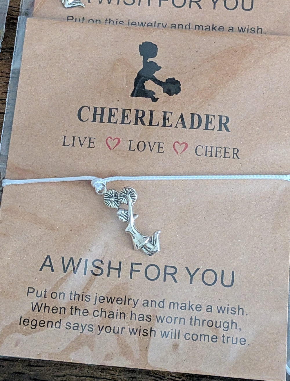 Cheerleading Cheerleader Bracelet Lot 10 - Picture 2 of 5